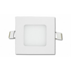 MasterLED Proma 6 W-os süllyesztett hideg fehér, négyzet alakú LED-es mennyezetlámpa